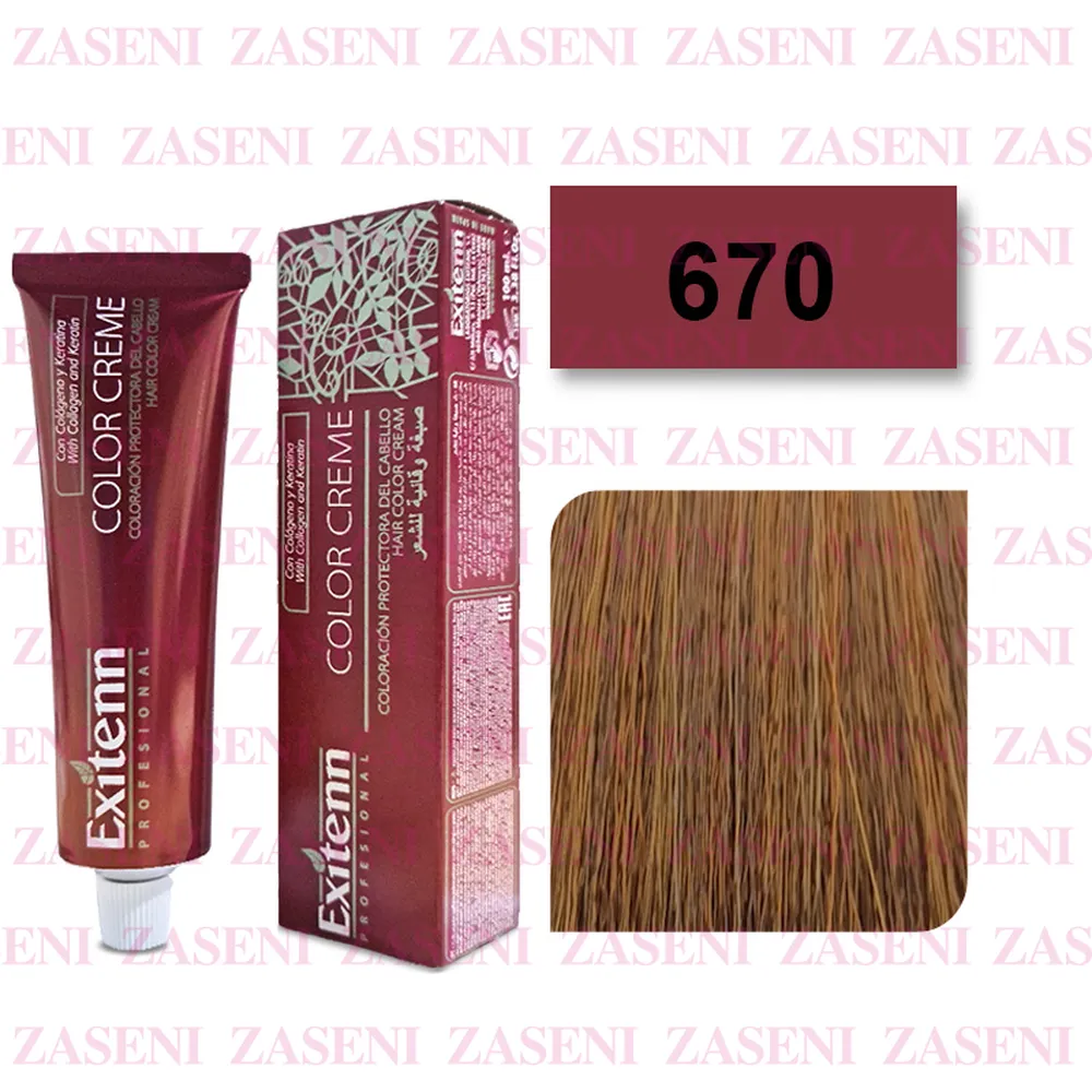 EXITENN TINTE COLOR CREME 670 CHOCOLATE IBIZA 100ML