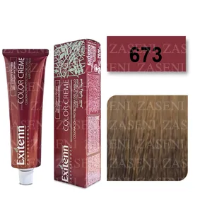 EXITENN TINTE COLOR CREME 673 RUBIO OSCURO CANELA 100ML