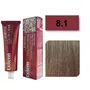 EXITENN TINTE COLOR CREME 8.1 RUBIO CLARO CENIZA 100ML