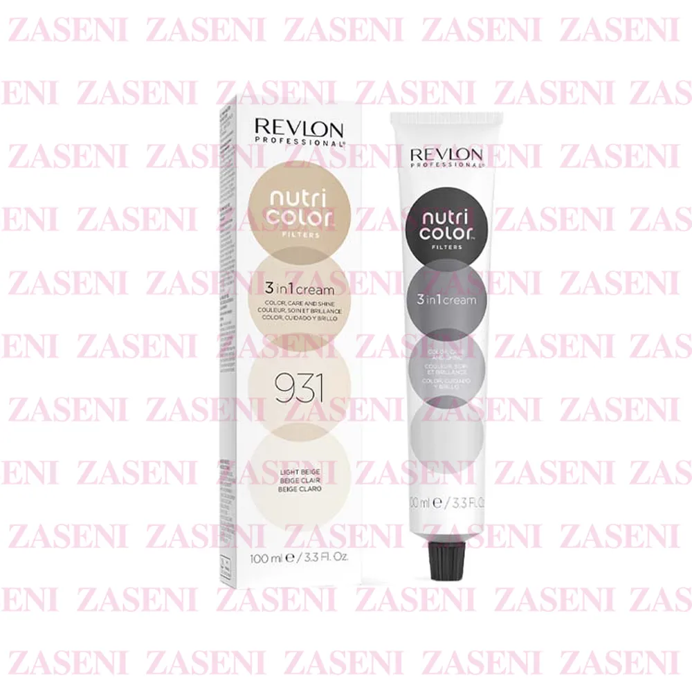 REVLON NUTRI COLOR MASCARILLA DE COLOR TONING FILTERS Nº 931 BEIGE CLARO 100ML
