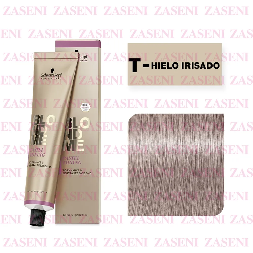 SCHWARZKOPF BLONDME CREMA MATIZADORA TONIFICANTE Y NEUTRALIZANTE T - HIELO IRISADO 60ML