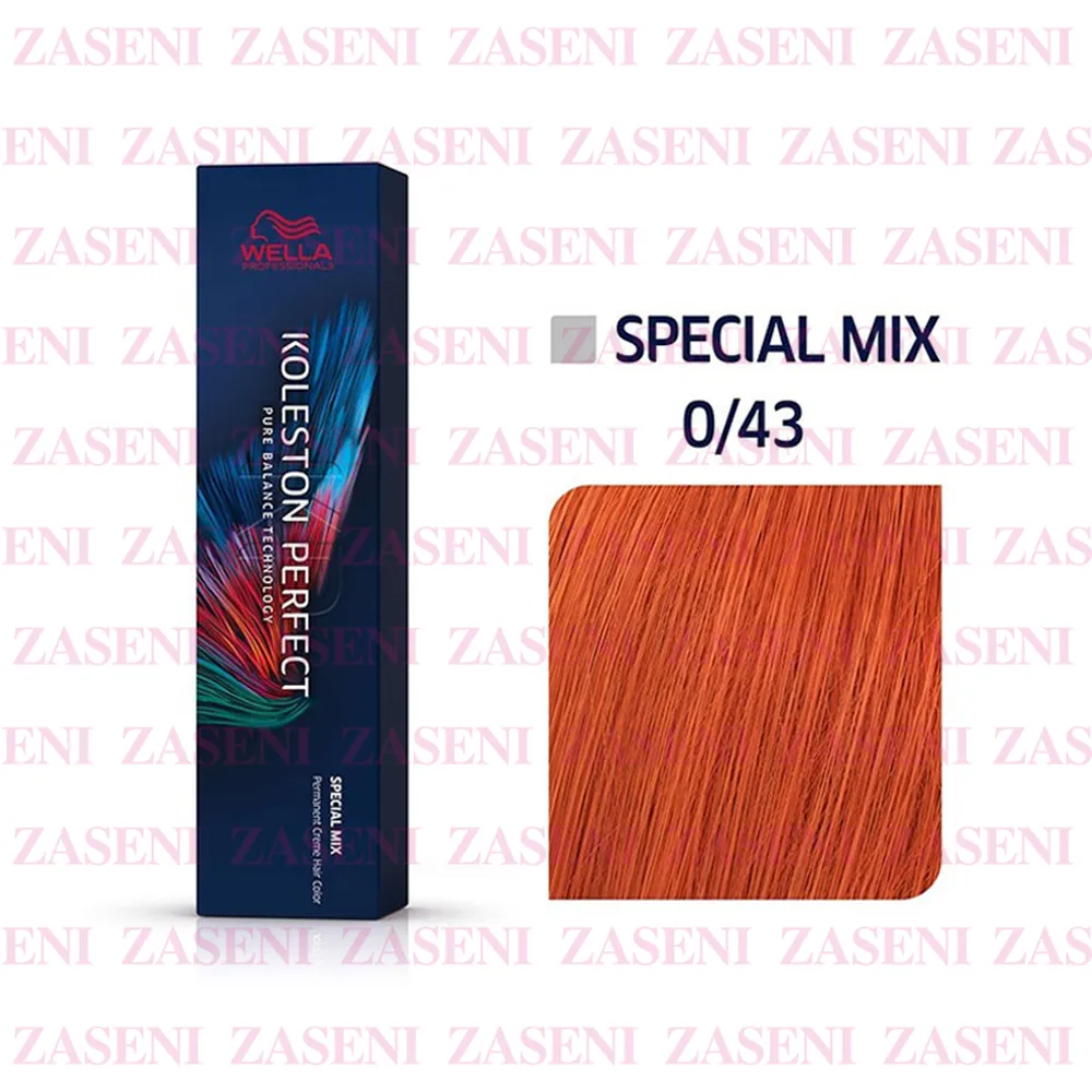 WELLA TINTE KOLESTON PERFECT SPECIAL MIX 0/43 ROJO CORAL 60ML