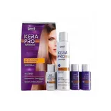 BMT KERAPRO TRATAMIENTO ALISADOR CHAMPU PRE 30ML+MASCARA DE ALISADO 150ML+CHAMPU POST 30ML+ACONDICIONADOR POST 30ML