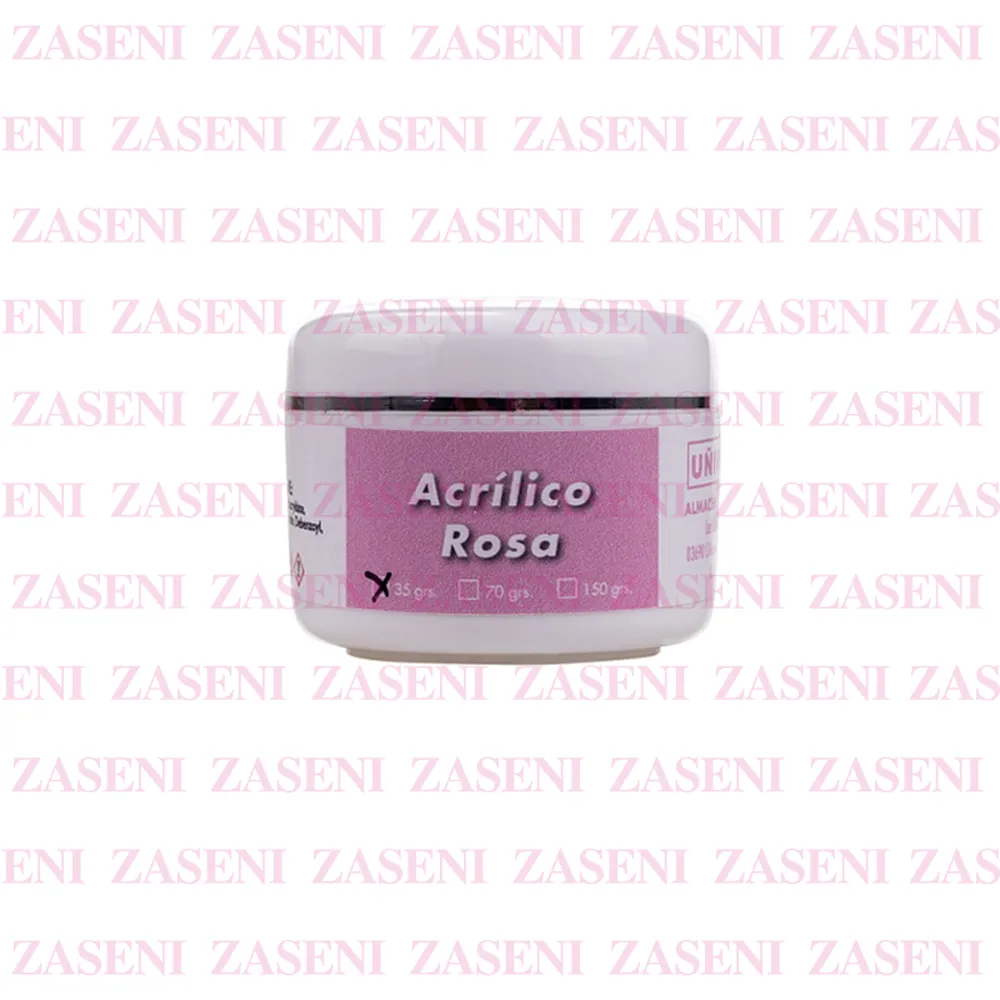 UÑIKAS POLVO ACRÍLICO ROSA 35GR