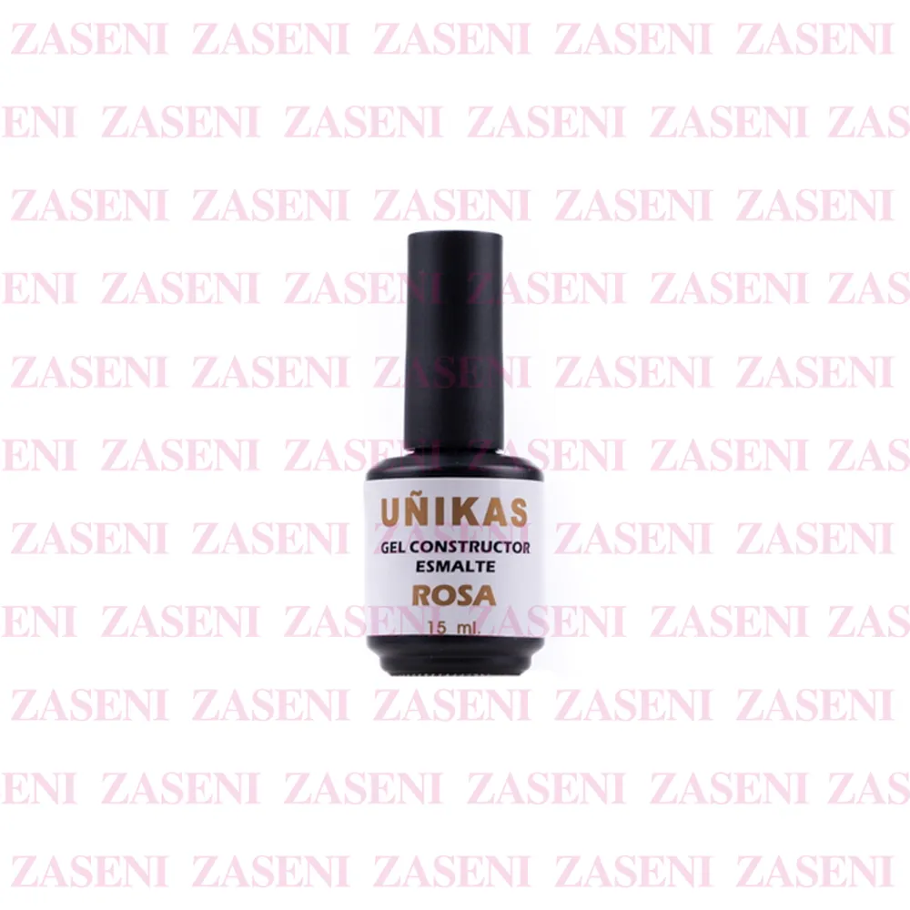 UÑIKAS GEL CONSTRUCTOR PINCEL ROSA 15ML