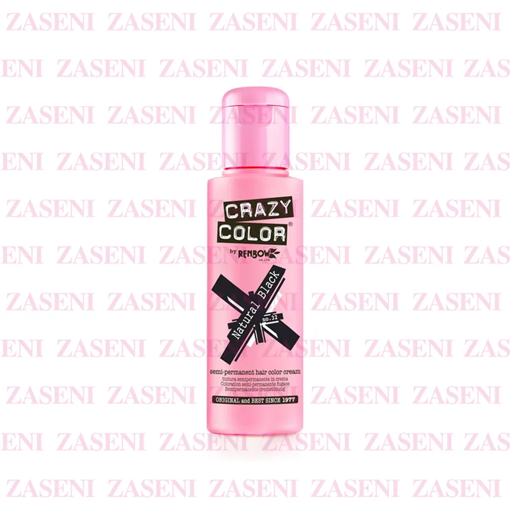 CRAZY COLOR CREMA COLORANTE 32 NATURAL BLACK 100ML