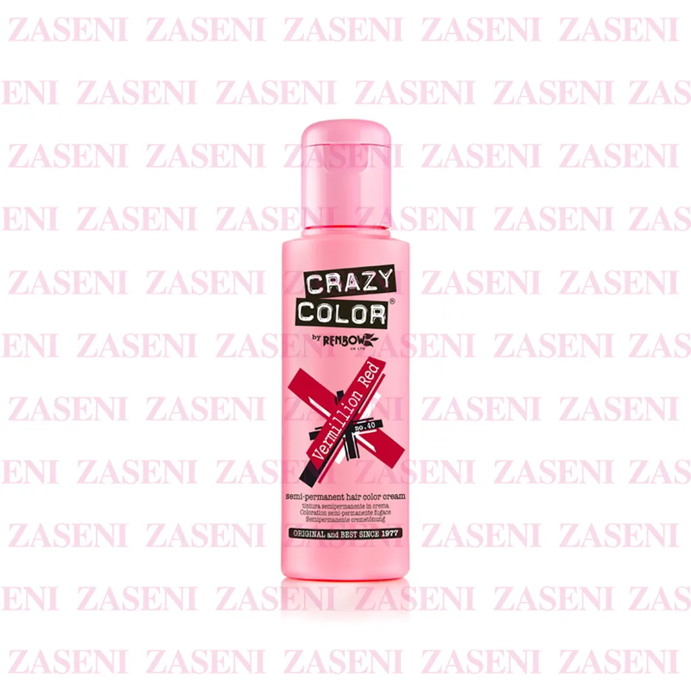 CRAZY COLOR CREMA COLORANTE 40 VERMILLION RED 100ML