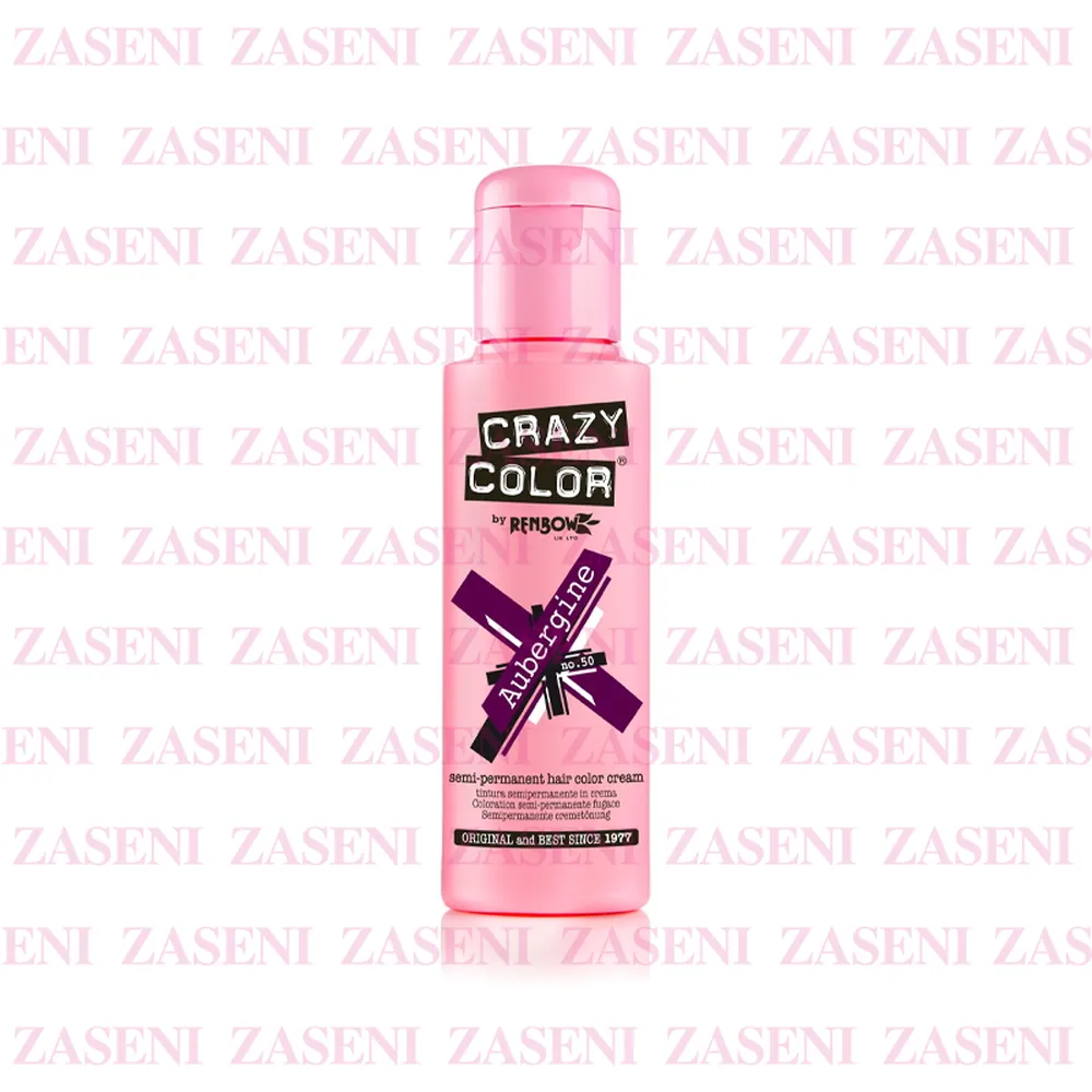 CRAZY COLOR CREMA COLORANTE 50 AUBERGINE 100ML