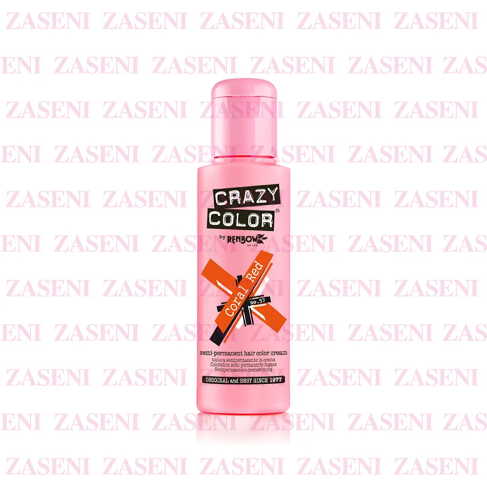 CRAZY COLOR CREMA COLORANTE 57 CORAL RED 100ML