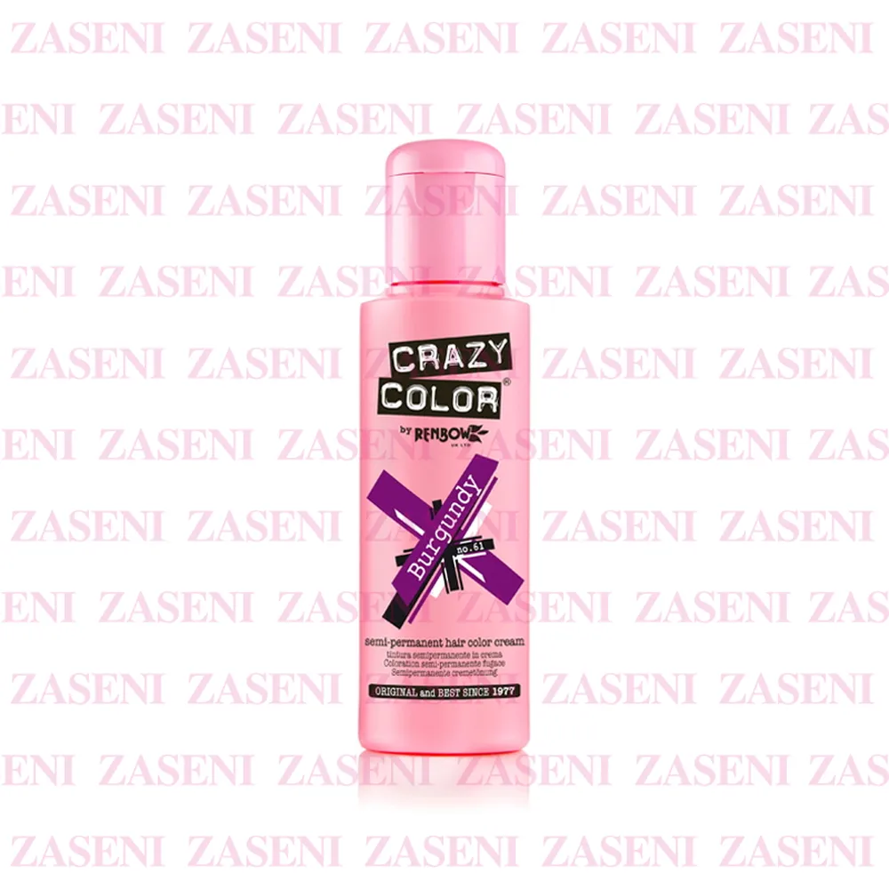 CRAZY COLOR CREMA COLORANTE 61 BURGUNDY 100ML