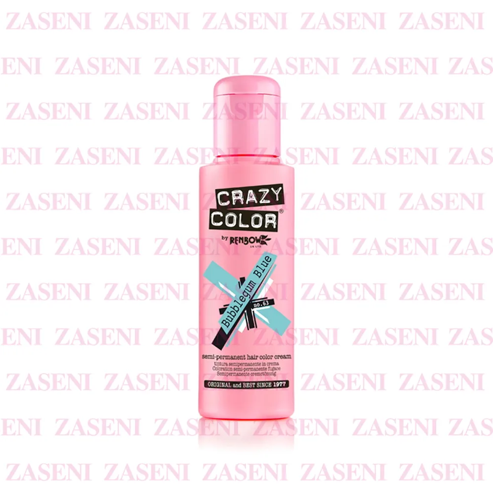 CRAZY COLOR CREMA COLORANTE 63 BUBBLEGUM BLUE 100ML