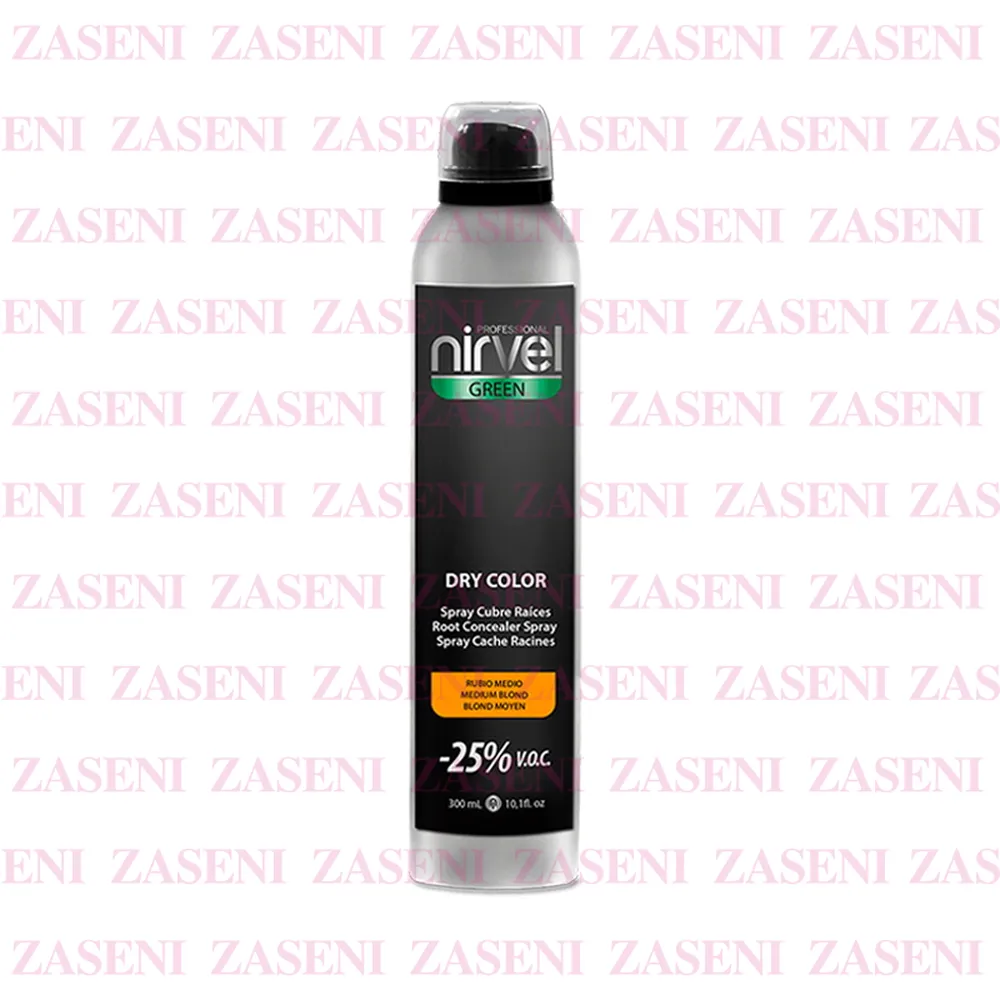 NIRVEL GREEN SRAY CUBRE RAÍCES RUBIO MEDIO 300ML