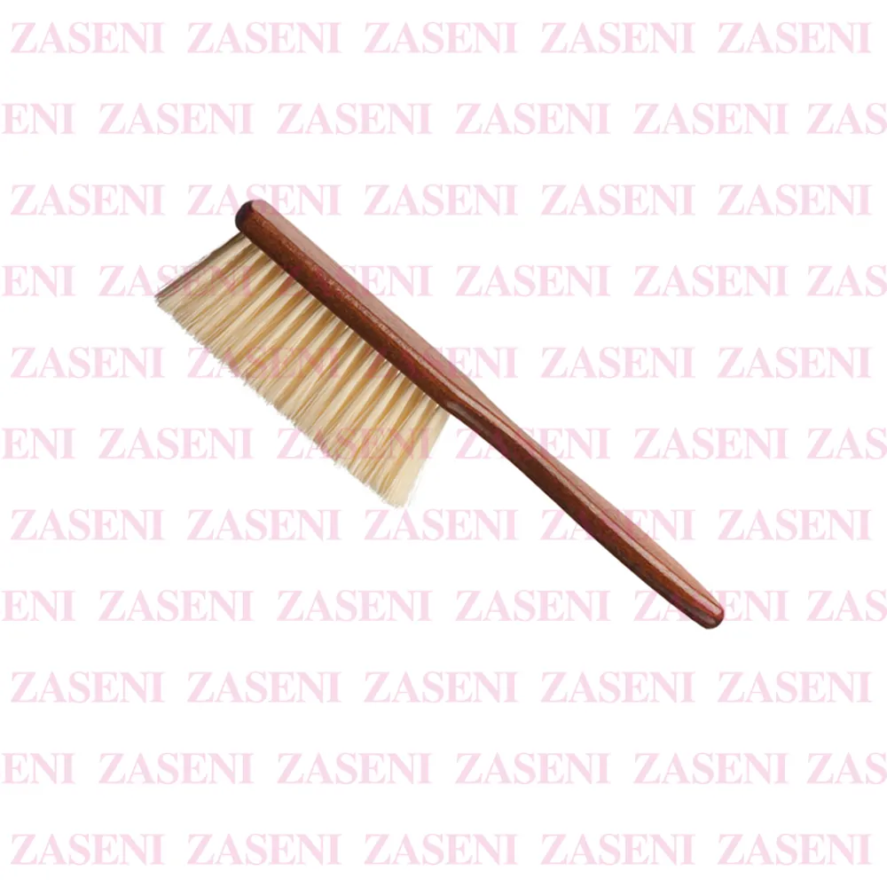 Cepillo Barbero Madera Oscuro