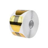 Molde Adhesivo Uñas Dorado 500Uds