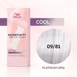 WELLA SHINEFINITY 09/81 RUBIO MUY CLARO PERLA CENIZA 60ML