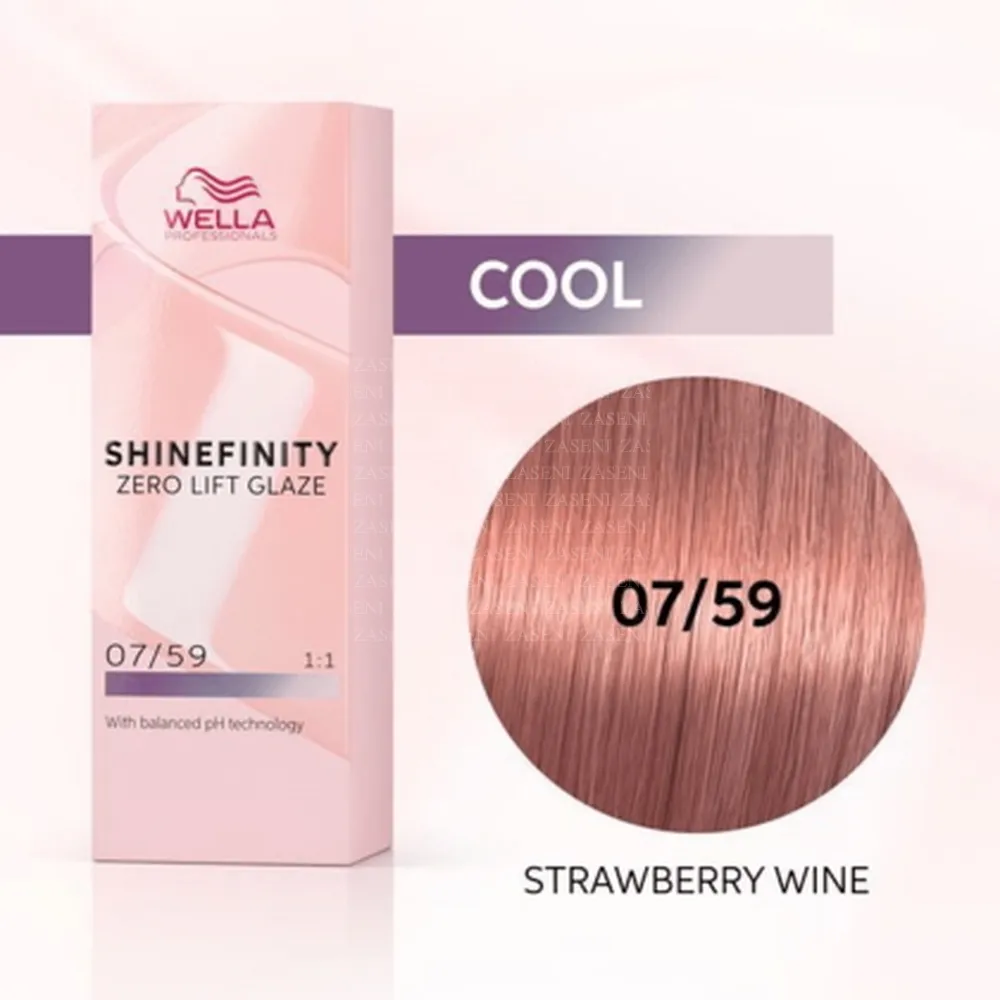 WELLA SHINEFINITY 07/59 RUBIO MEDIO CAOBA CENDRÉ 60ML