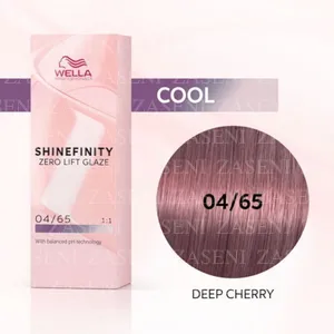 WELLA SHINEFINITY 04/65 CASTAÑO MEDIO VIOLETA CAOBA 60ML