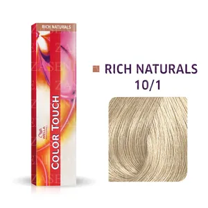 WELLA TINTE COLOR TOUCH RICH NATURALS 10/1 RUBIO SÚPER CLARO CENIZA 60ML