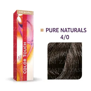 WELLA TINTE COLOR TOUCH PURE NATURALS 4/0 CASTAÑO INTENSO MEDIO 60ML