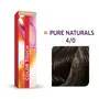 WELLA TINTE COLOR TOUCH PURE NATURALS 4/0 CASTAÑO INTENSO MEDIO 60ML