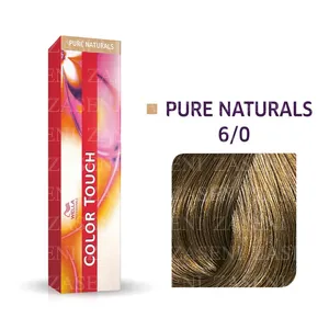 WELLA TINTE COLOR TOUCH PURE NATURALS 6/0 RUBIO INTENSO OSCURO 60ML