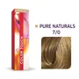 WELLA TINTE COLOR TOUCH PURE NATURALS 7/0 RUBIO INTENSO MEDIO 60ML