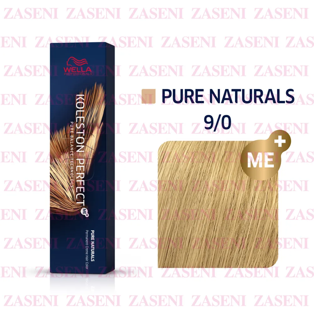 WELLA TINTE KOLESTON PERFECT ME+ PURE NATURALS 9/0 RUBIO INTENSO MUY CLARO 60ML