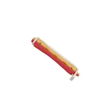 Bigudí Plástico Corto Rojo Y Amarillo 12Uds