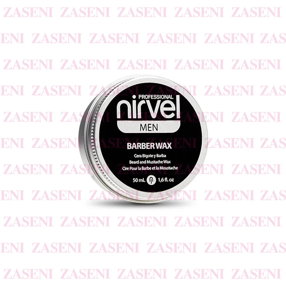 NIRVEL MEN BARBER WAX CERA BARBA Y BIGOTE FIJACIÓN LIGERA 50ML