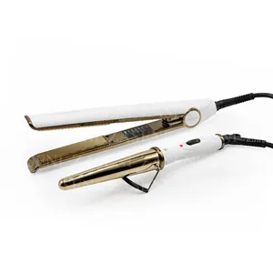 CORIOLISS KIT PLANCHA C1 DIGITAL + TENACILLA GLAMOUR WAND MINI WHITE GOLD