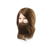 Maniquí Con Barba Cabello 100% Humano