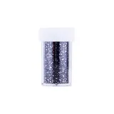 Foil Transfer Negro Pixel Rombos Glitter Plata