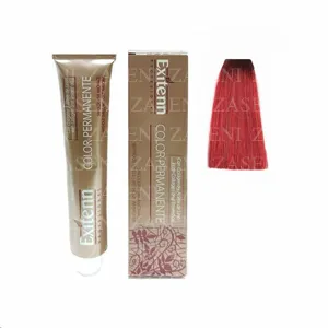 EXITENN TINTE COLOR PERMANENTE SIN AMONÍACO 86 ROJO FUCSIA 60ML