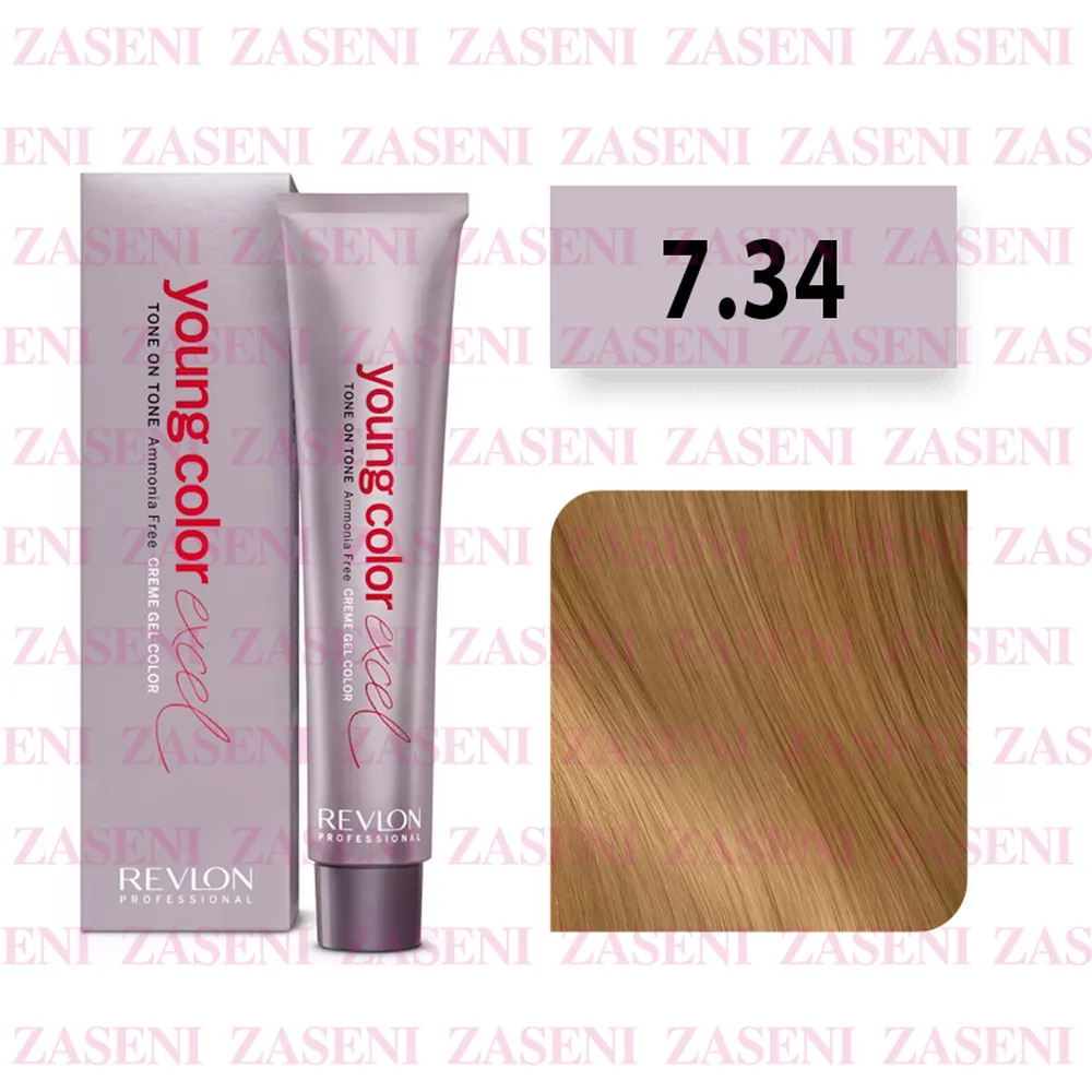 REVLON TINTE YOUNG COLOR EXCEL Nº 7.34 MARRÓN CLARO 70ML