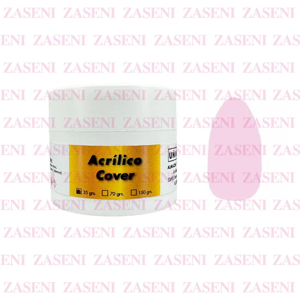 UÑIKAS POLVO ACRÍLICO ROSA COVER 35GR