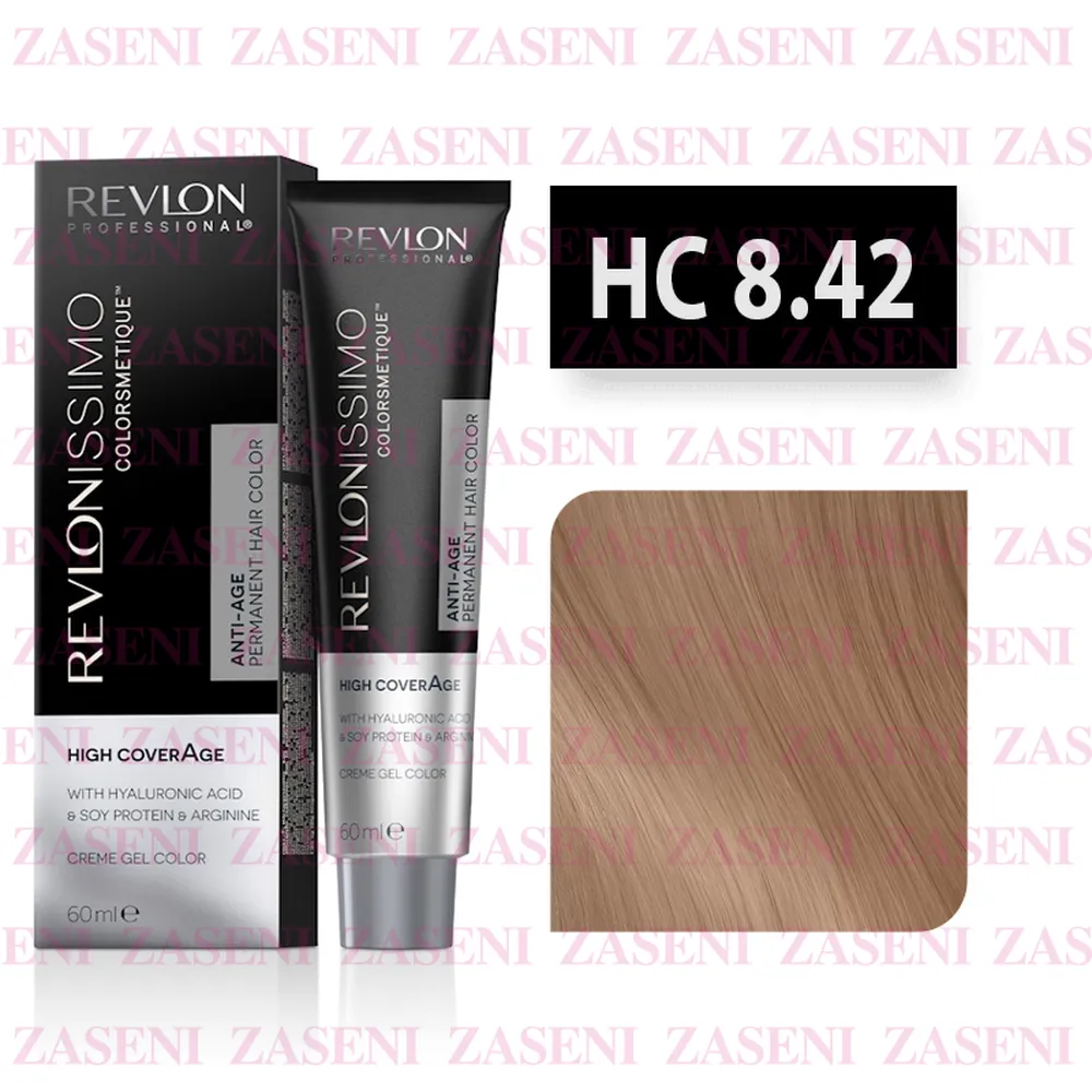 REVLON TINTE REVLONISSIMO HIGH COVERAGE Nº 8.42 RUBIO CLARO MIEL 60ML