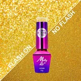 MOLLY LAC ESMALTE SEMIPERMANENTE FLASHING LIGHTS N° 641 CARIBBEAN CRUSH 5ML