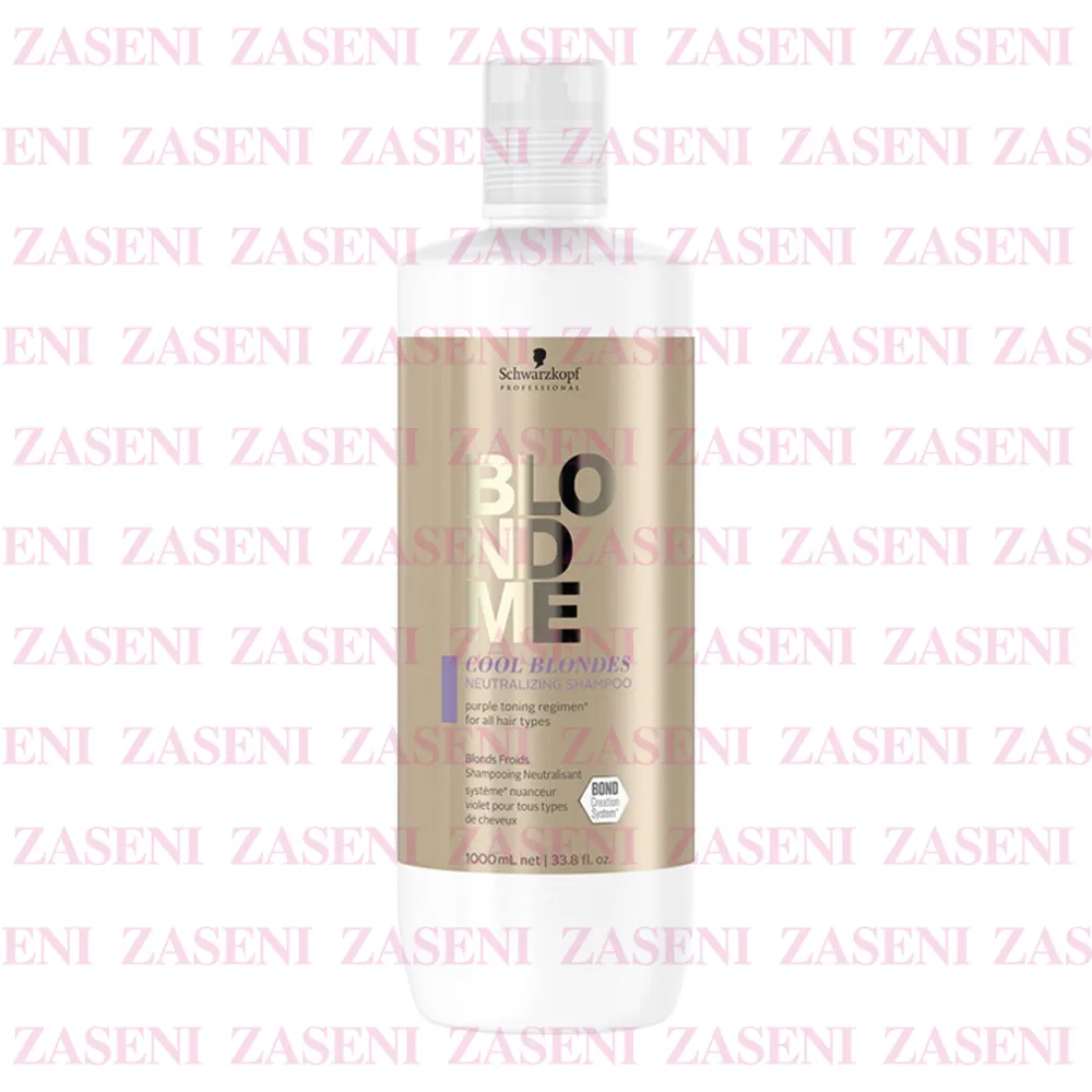 SCHWARZKOPF BLONDME COOL BLONDES CHAMPÚ NEUTRALIZANTE 1000ML