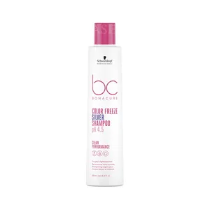 SCHWARZKOPF BONACURE COLOR FREEZE CHAMPÚ PH 4.5 SILVER 250ML