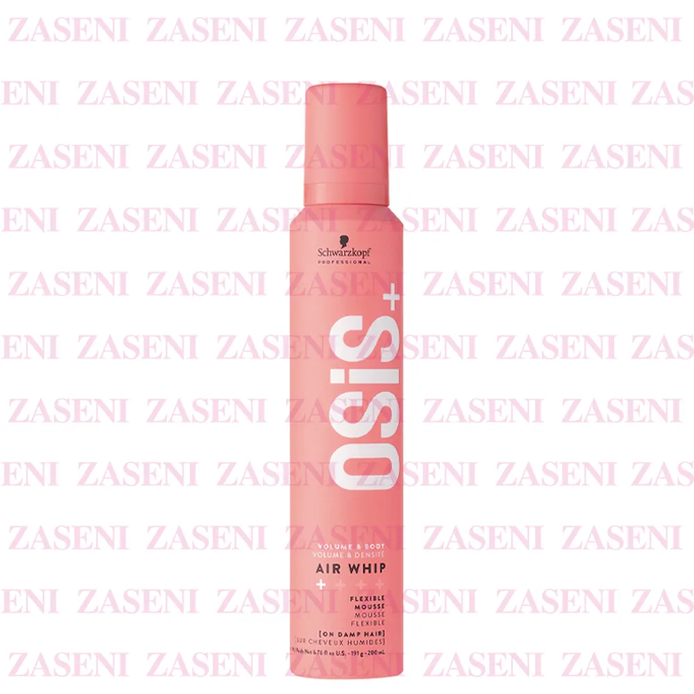 SCHWARZKOPF OSIS+ AIR WHIP ESPUMA FIJACIÓN FLEXIBLE 200ML