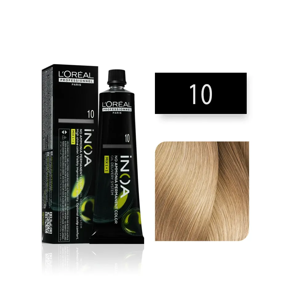 L'ORÉAL TINTE INOA Nº 10 RUBIO PLATINO 60ML