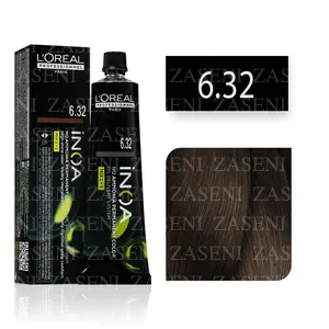 Tinte Inoa N° 6.32 Rubio Oscuro Dorado Irisado 60ml