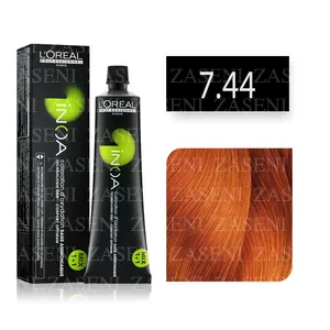 L'ORÉAL TINTE INOA Nº 7.44 RUBIO COBRIZO PROFUNDO 60ML