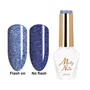 MOLLY LAC ESMALTE SEMIPERMANENTE HEMA FREE FLASHING LIGHTS 3 Nº 617 METAL RAIN 8ML