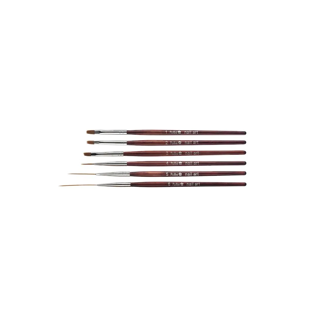 POLLIÉ PINCEL DECORACIÓN 6UDS