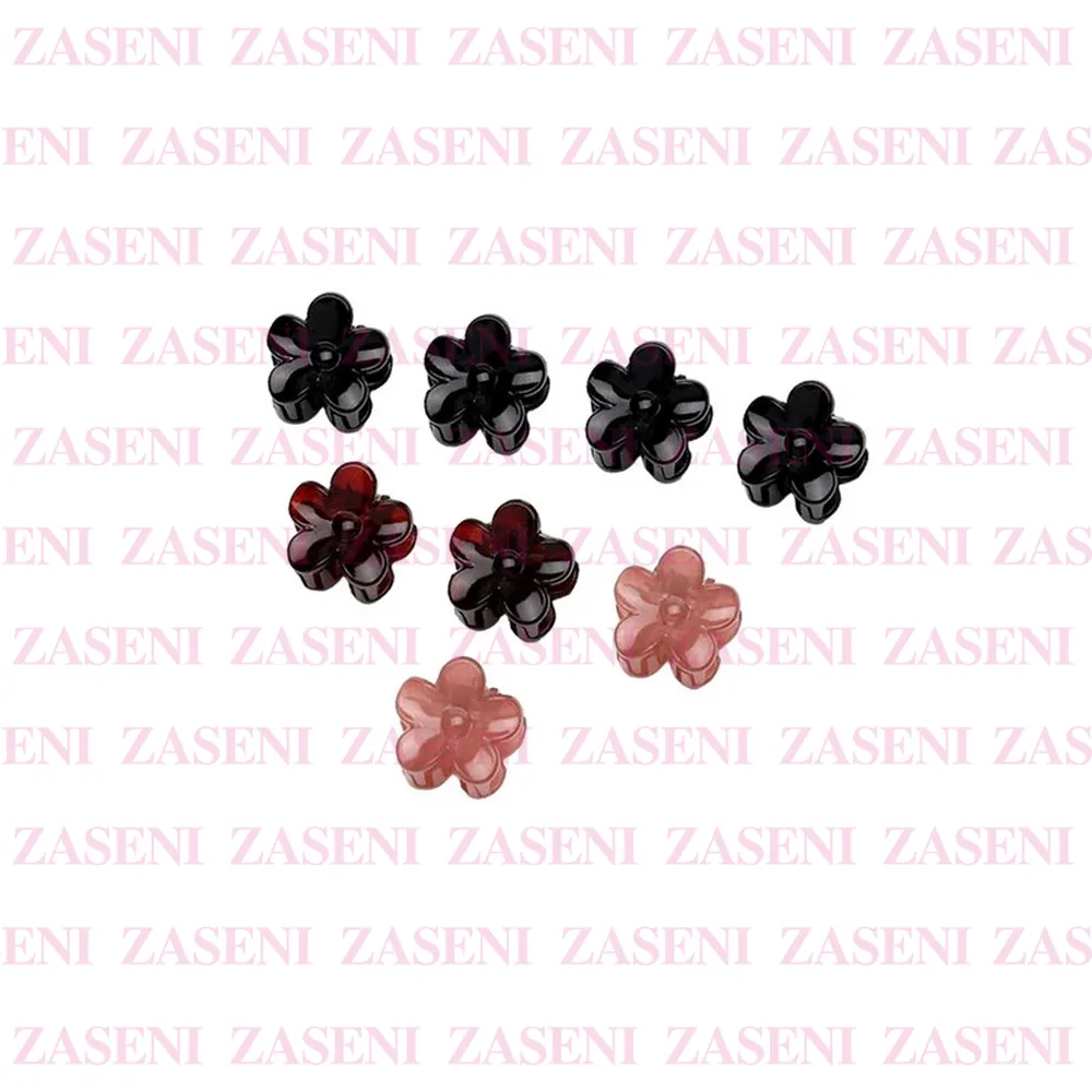 Mini Pinzas De Pelo Flor 8Uds