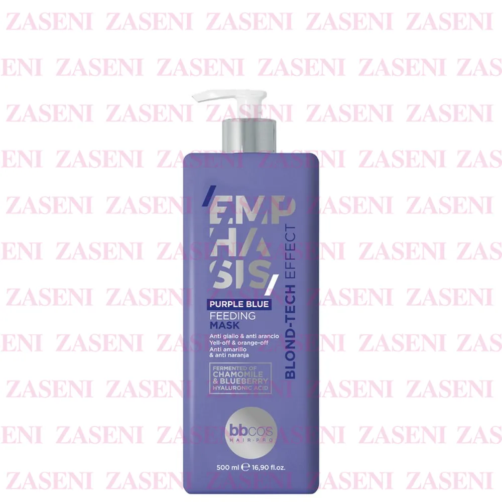 BBCOS EMPHASIS BLOND-TECH EFFECT MASCARILLA PURPLE BLUE FEEDING 500ML