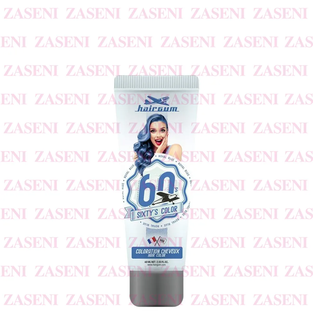 HAIRGUM SIXTY'S COLOR ROYAL BLUE 60ML