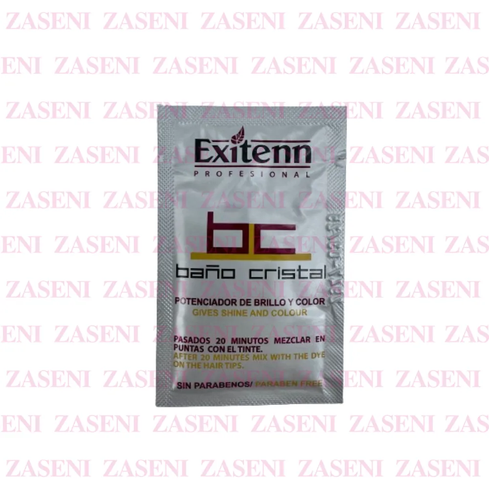 EXITENN BAÑO CRISTAL POTENCIADOR DE BRILLO Y COLOR 3ML