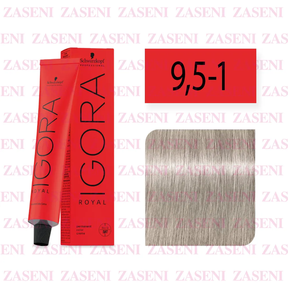 SCHWARZKOPF TINTE IGORA ROYAL 9,5-1 PASTEL PERLA 60ML